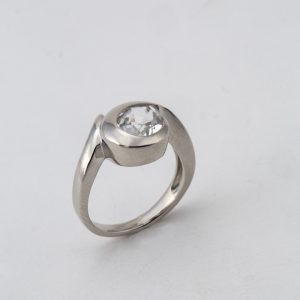 Bague "Cristal et virgule"