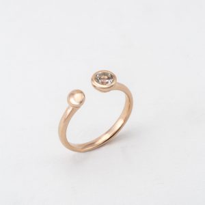Petite bague de Cristal de Roche