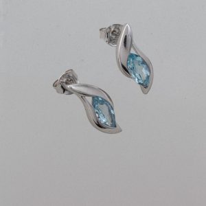 Boucles d'Oreilles  Larme d'Azur