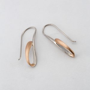 Boucles d'oreilles "Boucle bicolore"