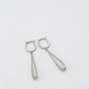 Boucles d'oreilles "Goutte givrée"