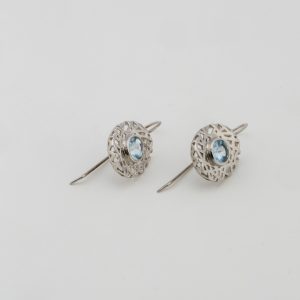 Boucles d'oreilles "Nid de Topaze"