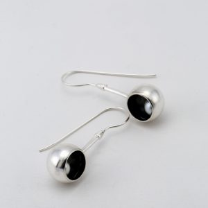 Boucles d'oreilles pendantes "Perle d'eau douce"