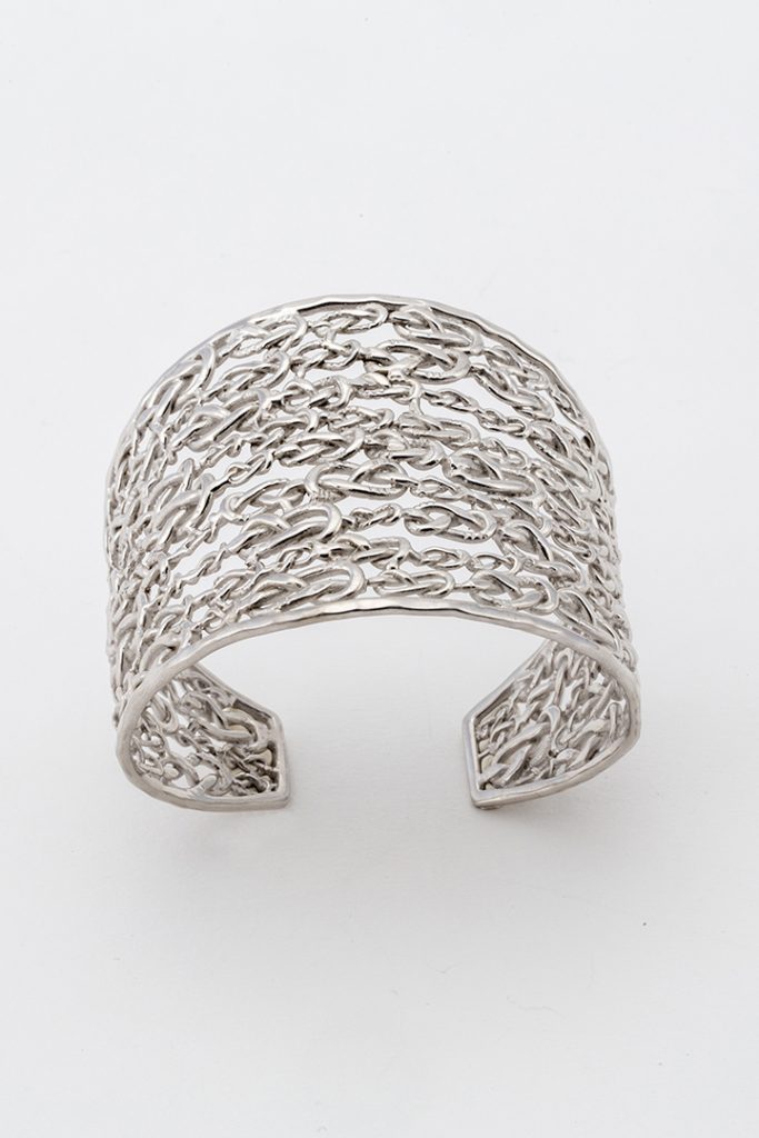 Bracelet "Tissage de nœuds en huit"