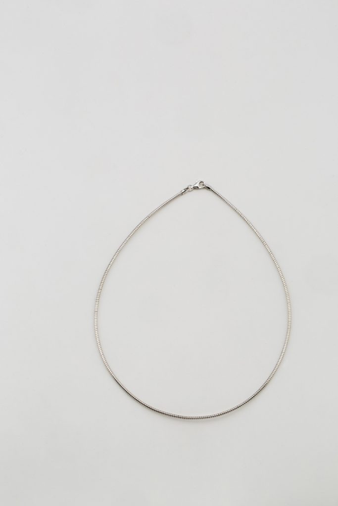 Chaîne collier Oméga argent 925