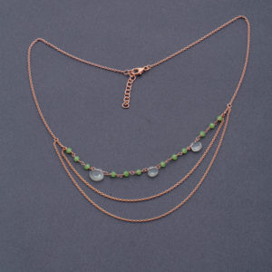 Collier "Pluie de Calcédoines"