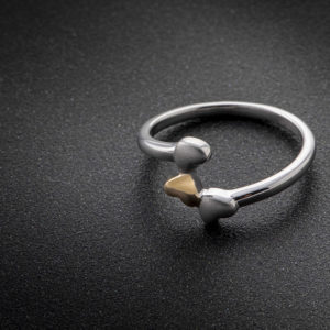 Bague "Trois petits cœurs"