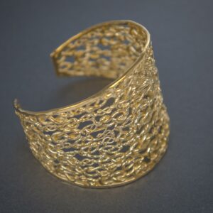 BRACELET MANCHETTE PLUIE DE LAC D’AMOUR Or