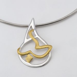 Pendentif  "Amour" d'après Hassan Massoudi