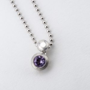 Petit pendentif "Améthyste"