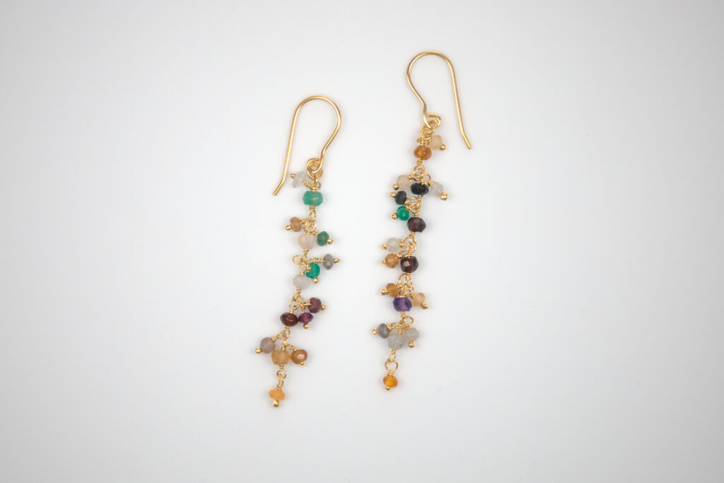 Boucles d’oreilles raffinées fine chaînette